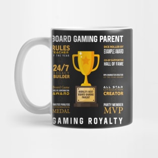 Board Gaming Parent Royalty - Board Game Inspired Graphic - Tabletop Gaming  - BGG - Fathers & Mothers Day Mug